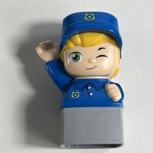 Mega Bloks Peter Police Car People Figure Replacement Blue